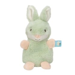 Groen zacht knuffelkonijntje voor ieder kind. Ideaal om mee te spelen of te slapen.