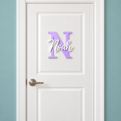 Gepersonaliseerd 3D Naambord – Naam met Hoofdletter – Kinderkamer & Slaapkamerdeur - INCLUSIEF VERZENDING